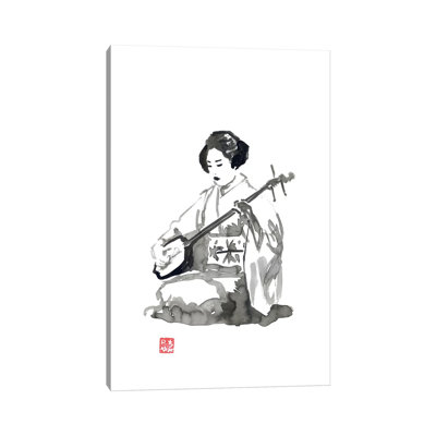 Shamisen by Péchane - Print on Canvas