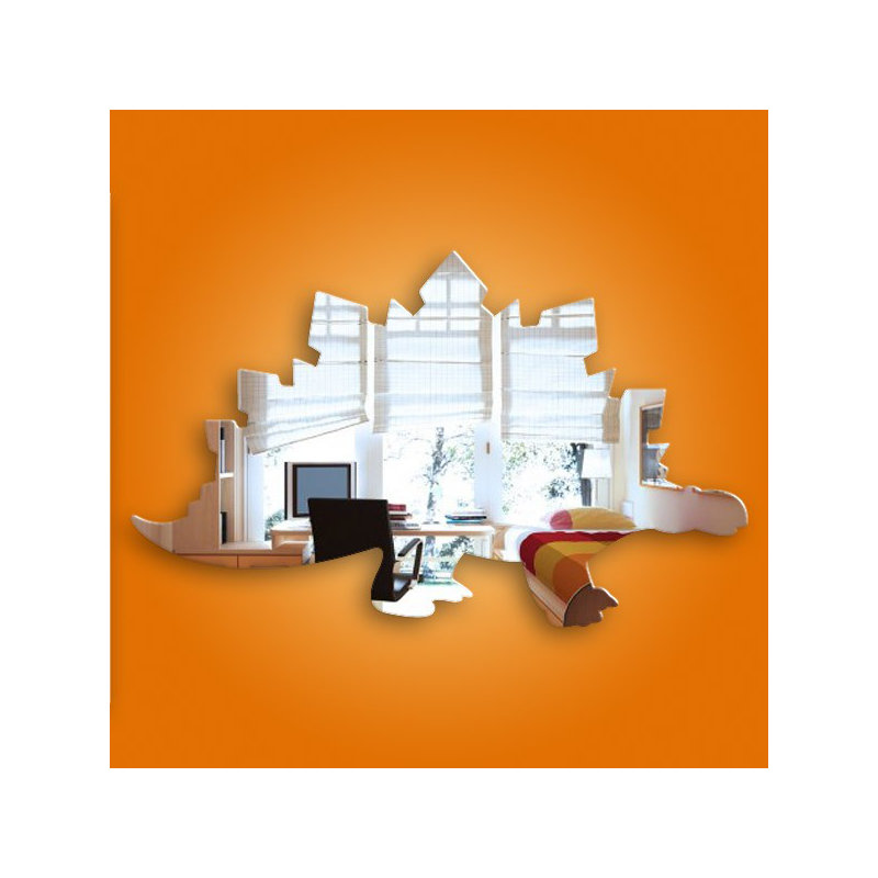 Flat Wall Mirror, 18 cm H x 30 cm W x 0.3 cm D
