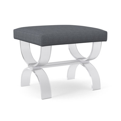 It's Clearly U Upholstered Accent Stool