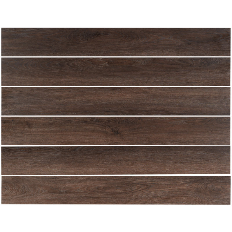 Lexington 4.5mm Thick 6'' W x 48'' L Vinyl Plank, Espresso