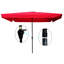 Parasol rectangulaire 10X6.5Ft pour l'extérieur - Rouge-121085143