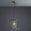 Norwalk 1 - Light Matt Antique Brass Lantern Pendant