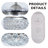 42" Crystal Ceiling Fans With Retractable Blades