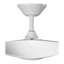 Ventilateur de plafond standard à DEL à 3 pales de 52 po avec télécommande et ensemble d'éclairage inclus-52459342