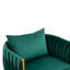 Upholstered Barrel Chair with Ottoman-97699291