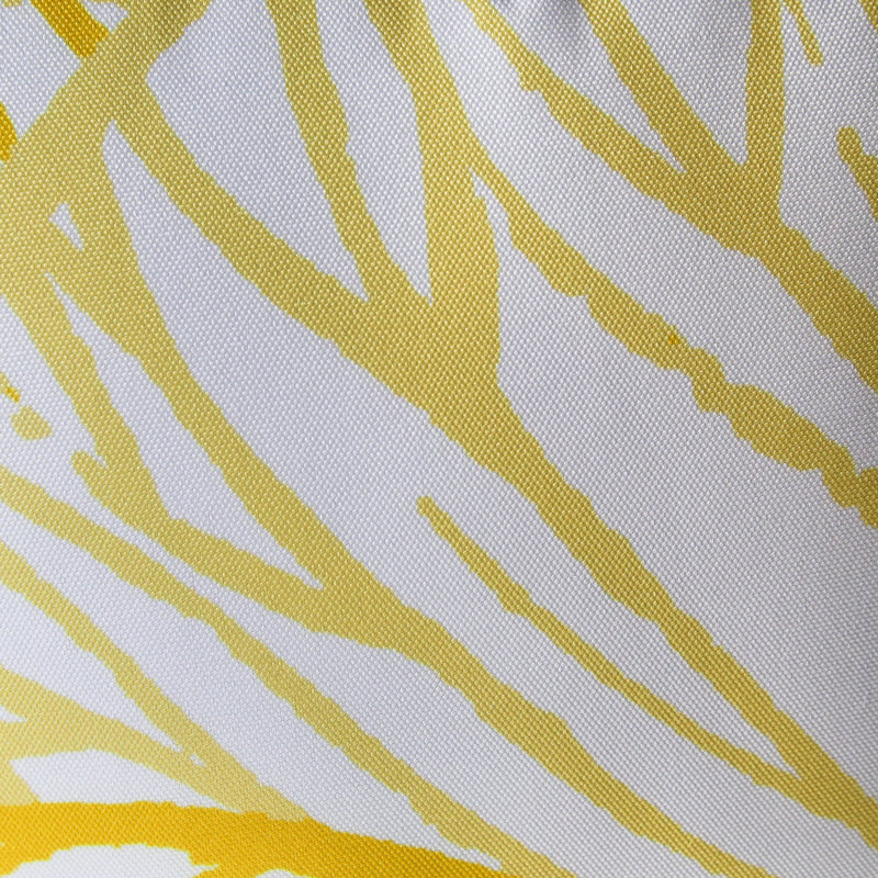 Floral Outdoor Throw Pillow, Yellow, 20" x 20"