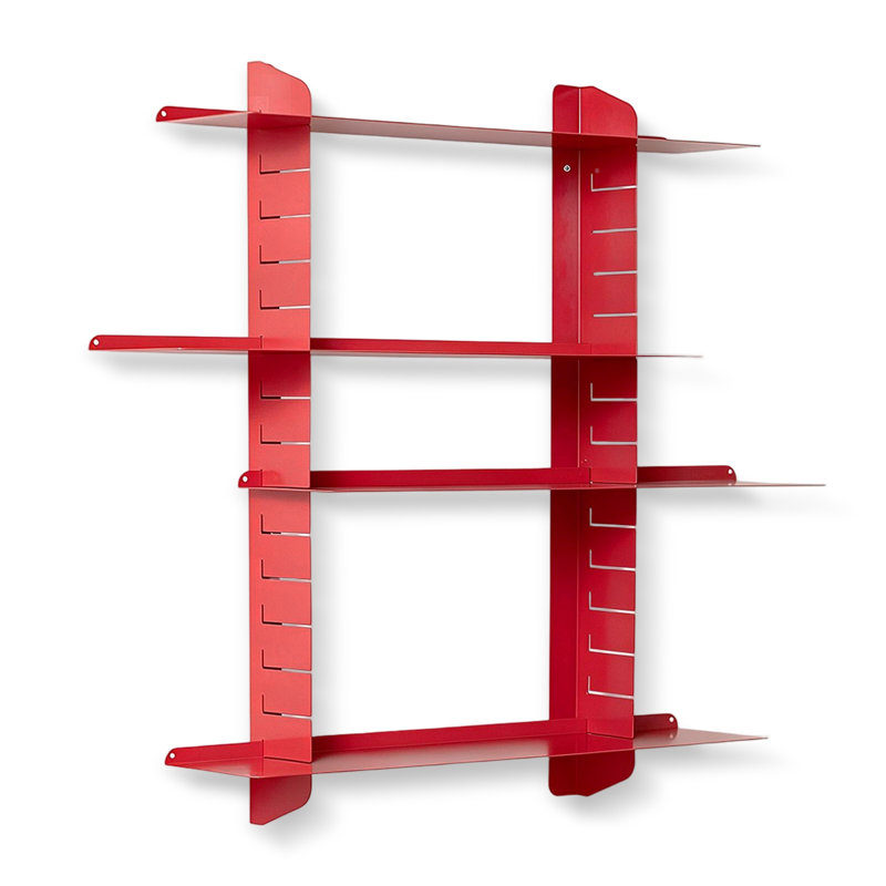 Cubby Shelves Iron Wall Mounted Shelves, Modern Decor Display Shelf for Bedroom, Bathroom, Kitchen, Living Room