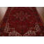 Tapis rouge rétro traditionnel 8 x 11