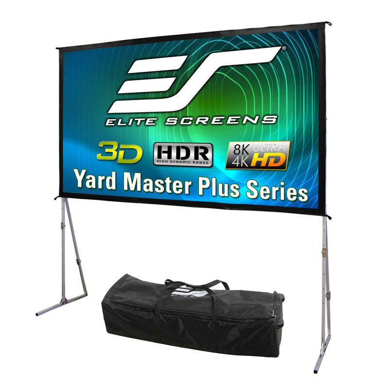 Écran de projection pliable portatif extérieur / intérieur Yard Master Plus Series, 180''
