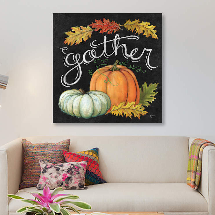 «Autumn Harvest III», impression sur toile, H 26 po x l 26 po x P 1,5 po, Toile tendue, Pas de tapis