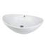 Lavabo de salle de bain vasque en porcelaine vitreuse avec trop-plein Brant Point-71536260