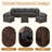 7-Piece 6-Person Symmetrical Outdoor Seating Group-1926184375-1929714830