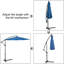 Parasol en porte-à-faux 10 pi Anaheim-40742877
