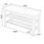 Banc en bois massif Burlywood-1626951830