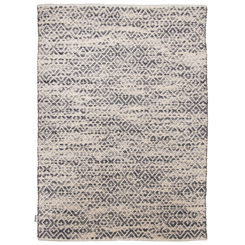 Smooth Comfort Geometric Hand Woven Area Rug, Rectangular 140 x 200cm