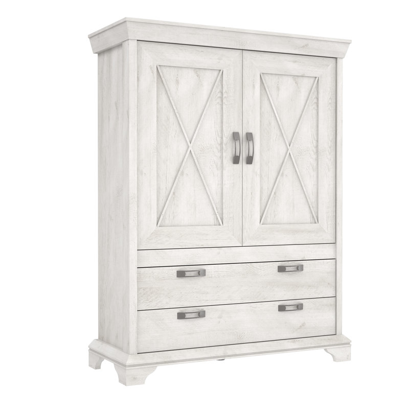 Aleisha 2 Door Manufactured Wood Wardrobe