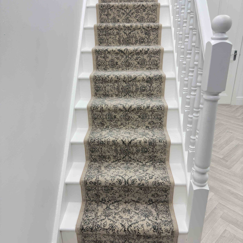 Stair Runner cm Floral Area Rug, Stair Runner 66 x 540 cm