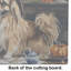 Planche à découper en verre Tibetan Spaniel