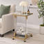 Table d'appoint en verre, table de bout en acrylique-1799531408