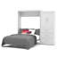 Grand lit Arlex et étagère avec portes et tiroirs (101 W)-95233884-95233886