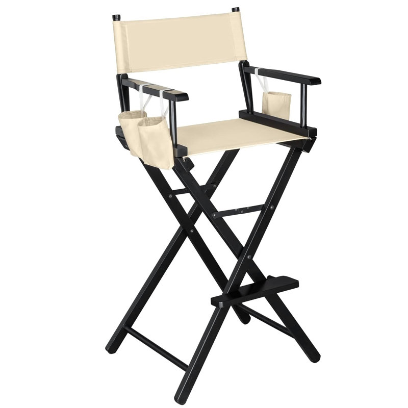 Chaise de réalisateur pliante Taelon, Beige