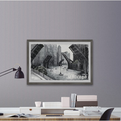The River Bridges of Chicago - Cadre photo, reproduction, impression sur papier