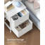30cm W Steel Bedside Table