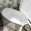 Baignoire de trempage autoportante en acrylique 59 po. X 30 po. Blanche