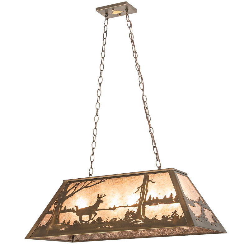 Rustic Lodge 6 - Light Pendant, Antique Copper