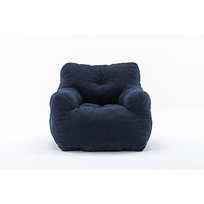 Bean Bag Chairs For Adults Oversize Bean Bag Sofa Chair With High Density Memory Foam Bean Bag Chair Lazy Chair With Armrest