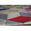 Tapis géométrique fait à la main-20112549