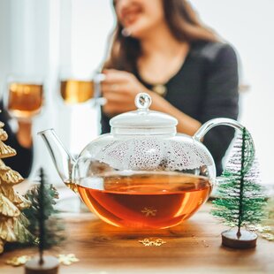 Gooseneck Stainless Steel Tea Kettle, Tea Set With a Cork Coaster