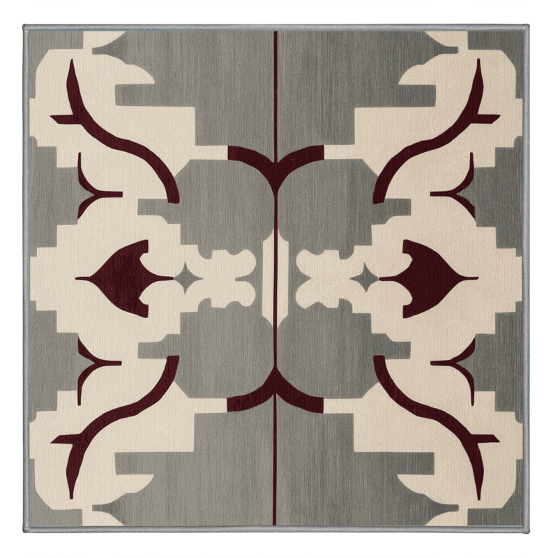 Spatial Rhythms Rug, Square 5'