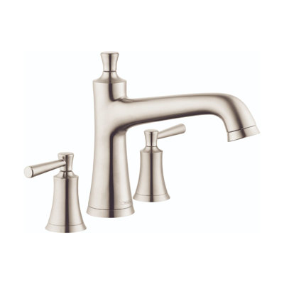 Joleena Double Handle Deck Mounted Roman Tub Faucet Trim with Diverter