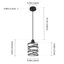 Luminaire suspendu cylindrique à 1 lumière Levona-504177631-504177628