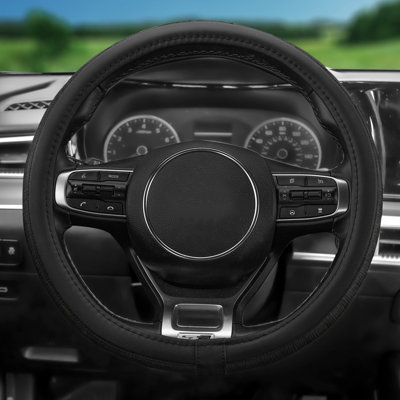 Galaxy13 Metallic Striped Steering Wheel Cover