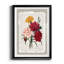 Botanical Bouquet Carnations - Reproduction d'art graphique sur papier encadré-1614747522-1614747525