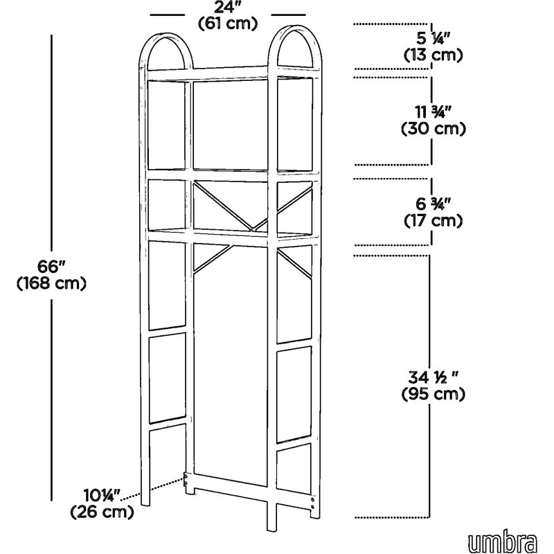 Tablette de rangement au-dessus de la toilette avec 3 tablettes en bois et porte-serviettes, organisateur de salle de bain peu encombrant