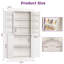 Garde-manger en coin 71 po | Rangement de cuisine à 4 portes de style campagnard-473301490