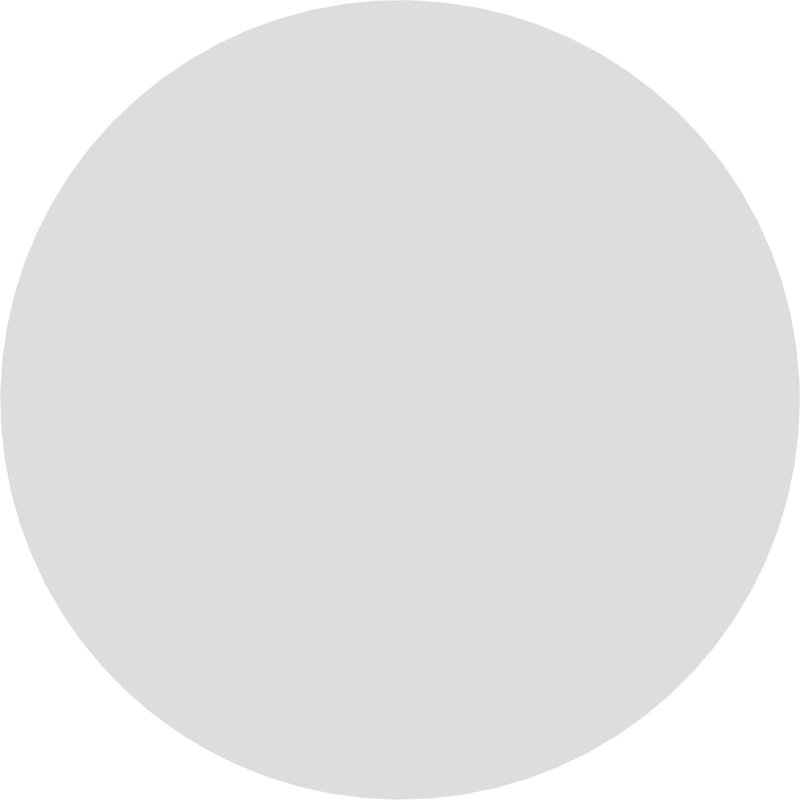 Rosette standard Grayson avec bord biseauté, H 7 po x l 7 po x p 0,5 po
