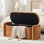 Banc de rangement avec repose-pieds et espace de rangement pour petits espaces