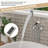 Waterfall Stream Brass Matte Black Luxury Bathroom Tub Faucet