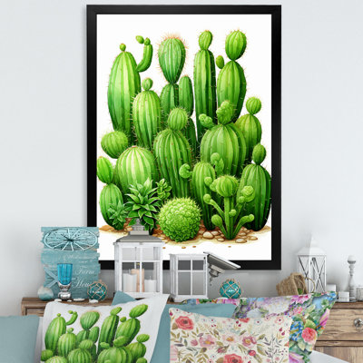 Cactus vert, désert I