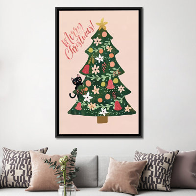 « xmas pin », impression sur toile tendue