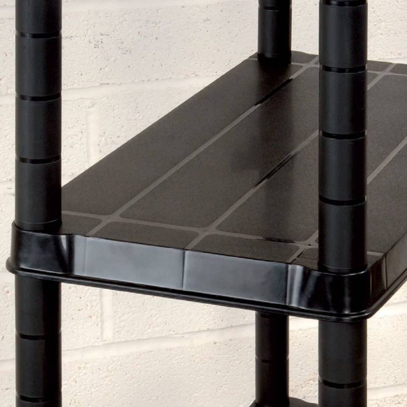 Pawlowski 205.5cm W Plastic Shelving Unit, 51.18cm H x 24.02cm W x 30.5cm D