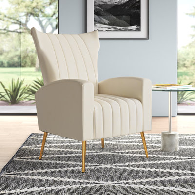 Citium Velvet Wingback Chair