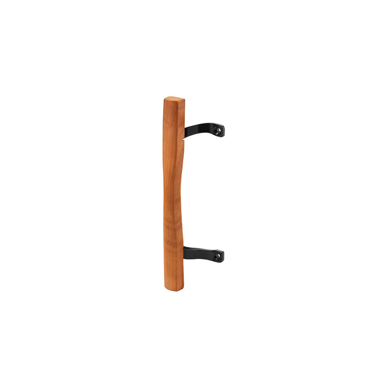 FHC C1192 6-5/8" Sliding Door Wood Pull Black Painted Brackets (Single Pack)