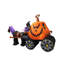 Décoration d'Halloween voiture fantôme squelette au volant