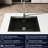 Brushed Satin Stainless Steel Undermount Basin - 27X19 With Hygienic Surface And Easy Cleanup 27"X19" Deep Single Bowl Sink Absorption Coating Quick Drainage Feature