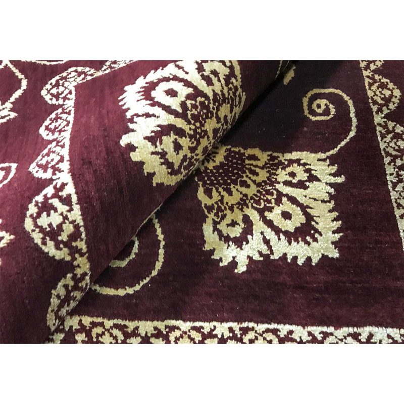 Dharma Floral Area Rug in Red/Beige